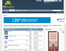 Tablet Screenshot of pakdiscussion.com